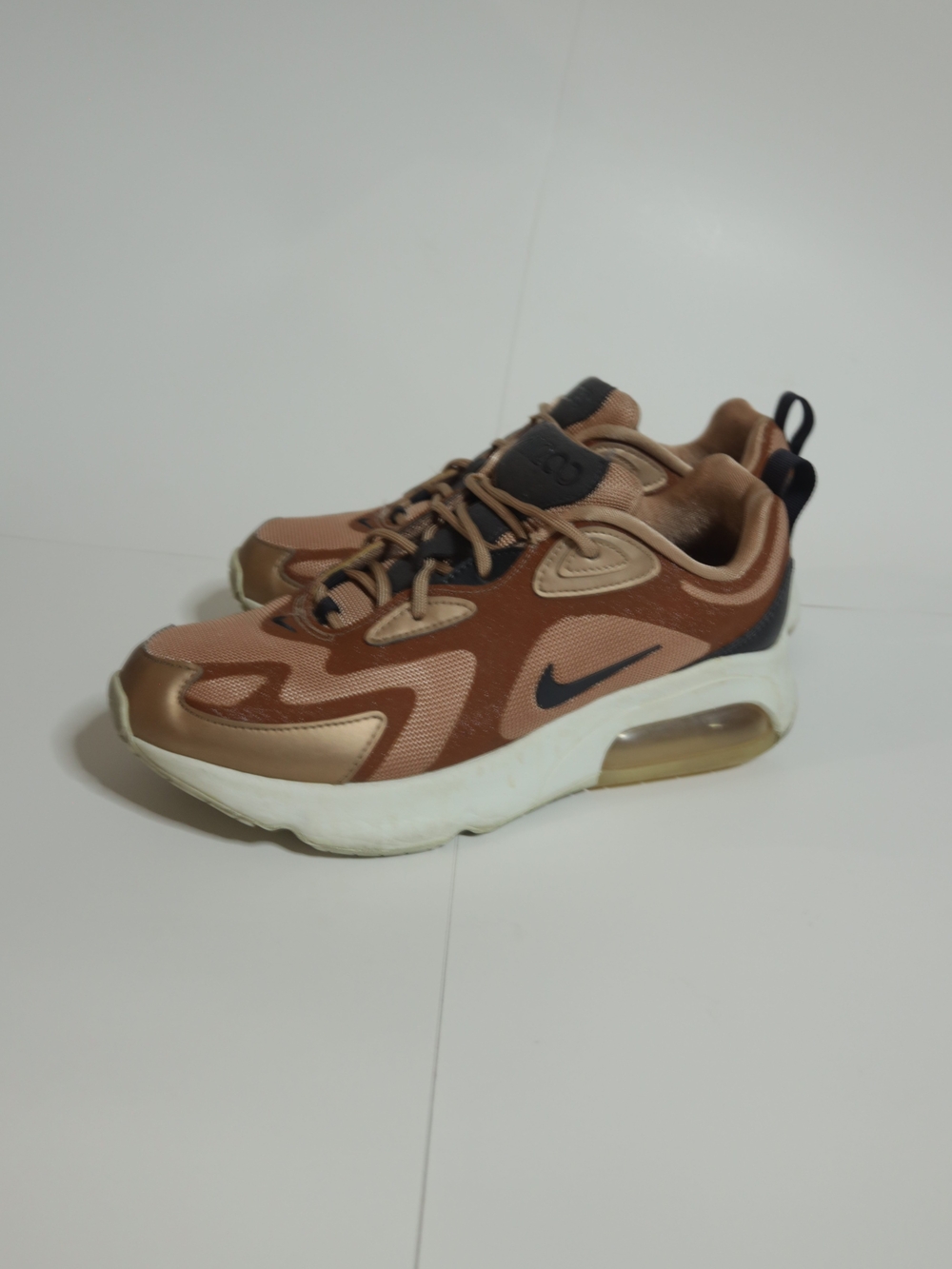 Nike Air Max 200 Holiday Sparkle  Women Shoes 8.5 Brown Rose Gold CT1185-900